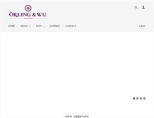 Tablet Screenshot of orlingandwu.com
